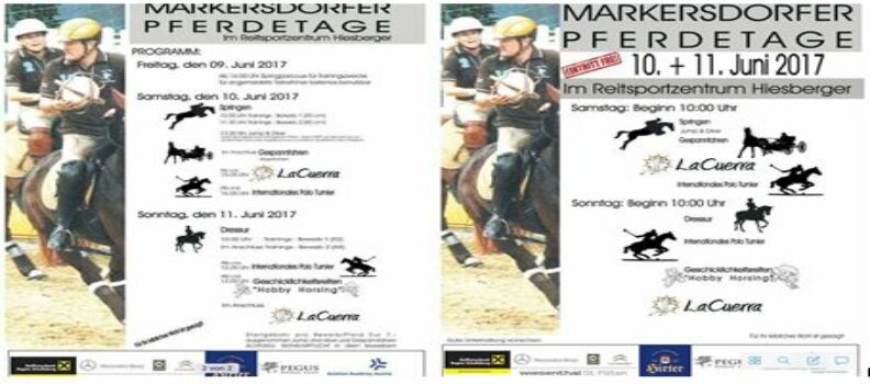 Markersdorfer Pferdetage 10. – 11. Juni 2017